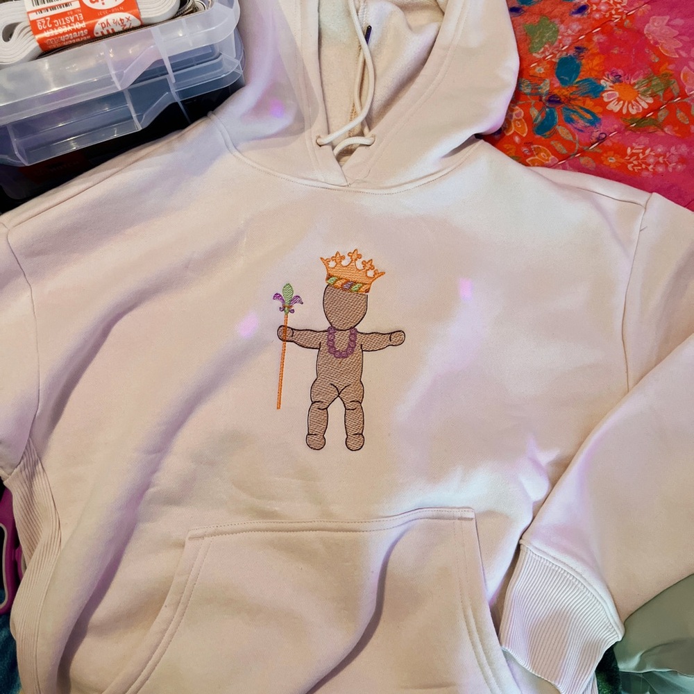 Handmade King Cake Baby Hoodie